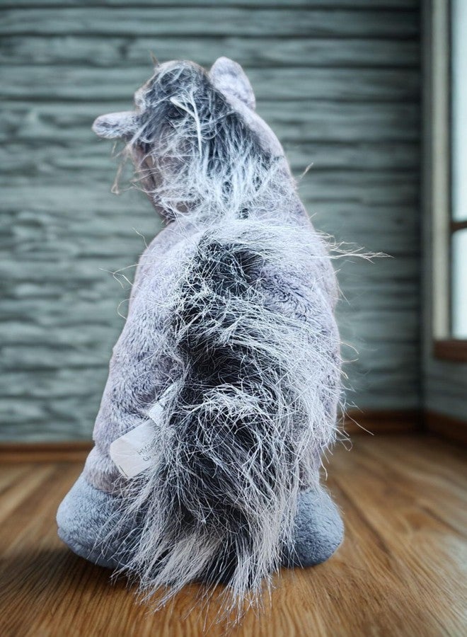 Tickles Horse Soft Stuffed Plush Animal Toy for Kids Boys & Girls Birthday Gift (Color: Grey Size: 25 cm) - Image 3